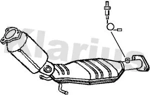 Exhaust Catalytic Converter Fits Volvo S60 Xc70