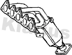 Exhaust Catalytic Converter Fits Volvo S60 S80 V70