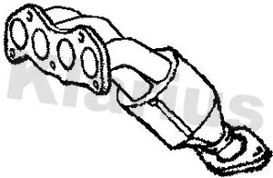 Exhaust Catalytic Converter Fits Toyota Avensis