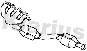Exhaust Catalytic Converter Fits Mercedes-benz A-class B-class