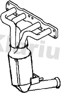 Exhaust Catalytic Converter Fits Citroën Mini Peugeot 207 207 Sw 308 308 Sw C4 C4 Grand Picasso C4 Picasso Mini