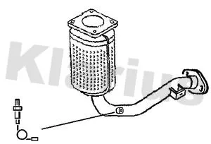Exhaust Catalytic Converter Fits Citroën C2