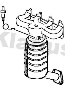 Exhaust Catalytic Converter Fits Kia Picanto