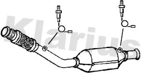 Exhaust Catalytic Converter Fits Citroën C5