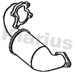 Exhaust Catalytic Converter Fits Nissan Opel Renault Interstar Master Movano