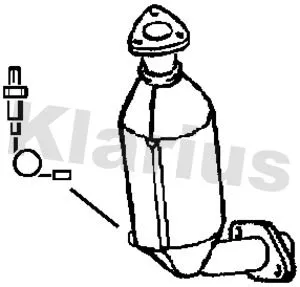 Exhaust Catalytic Converter Fits Suzuki Baleno Grand Vitara