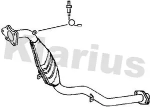 Exhaust Catalytic Converter Fits Subaru Forester Impreza