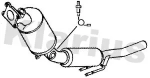 Exhaust Catalytic Converter Fits Seat Skoda Vw Citigo Mii Up!