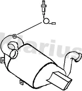 Exhaust Catalytic Converter Fits Citroën Peugeot 3008 C4 Ds4