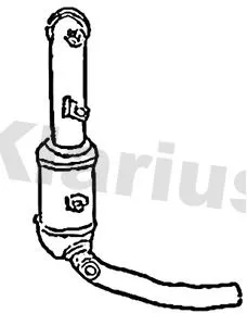 Exhaust Catalytic Converter Fits Fiat 500