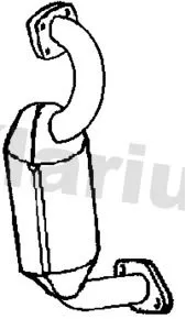 Exhaust Catalytic Converter Fits Audi Seat Skoda Vw A3 Altea Altea Xl Beetle Caddy Golf Leon Octavia Touran Yeti