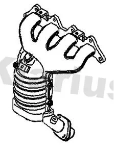 Exhaust Catalytic Converter Fits Mazda Mx-5