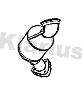 Exhaust Catalytic Converter Fits Opel Vauxhall Astra Astra J Cascada Zafira Zafira Tourer