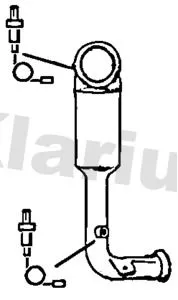 Exhaust Catalytic Converter Fits Citroën Ds Peugeot 2008 208 3008 308 308 Sw 5008 Berlingo Berlingo Multispace C3 C3 Aircross C3 Picasso C4 C4 Cactus C4 Grand Picasso C4 Picasso Ds 3 Ds 4 / Ds 4 Crossback Ds3 Ds4 Partner Partner Tepee