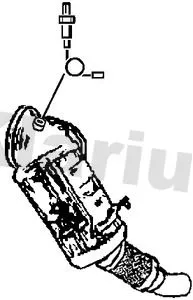 Exhaust Catalytic Converter Fits Bmw 1 2 3 4 Series