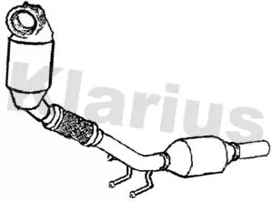 Exhaust Catalytic Converter Fits Audi Seat Skoda Vw A3 Arteon Golf Golf Sportsvan Karoq Leon Octavia T-roc