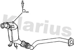 Exhaust Catalytic Converter Fits Bmw 3 Series