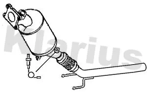 Exhaust Catalytic Converter Fits Seat Vw Ibiza Polo