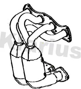 Exhaust Catalytic Converter Fits Hyundai Mitsubishi Grandeur Outlander