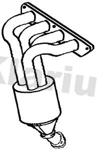 Exhaust Catalytic Converter Fits Nissan Qashqai