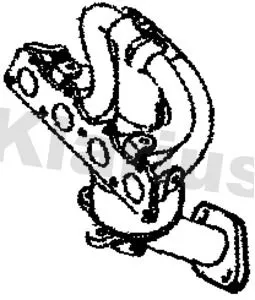 Exhaust Catalytic Converter Fits Toyota Auris Avensis