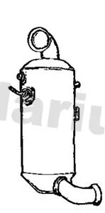 Exhaust Catalytic Converter Fits Mercedes-benz A-class B-class