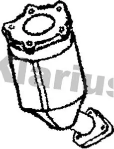 Exhaust Catalytic Converter Fits Nissan Navara Np300 Pathfinder