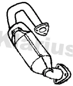 Exhaust Catalytic Converter Fits Nissan Renault Koleos Qashqai X-trail