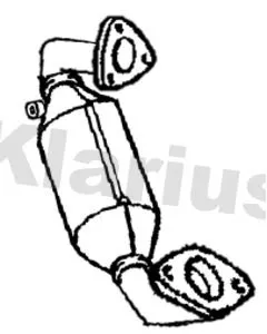 Exhaust Catalytic Converter Fits Toyota Auris Corolla Urban Cruiser Verso S Yaris