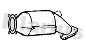 Exhaust Catalytic Converter Fits Audi A4 A4 Allroad A5