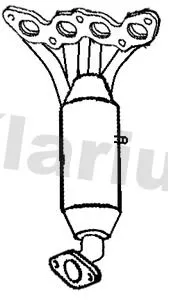 Exhaust Catalytic Converter Fits Lexus Nx