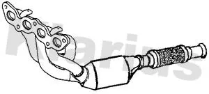 Exhaust Catalytic Converter Fits Ford Ka+