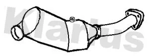 Exhaust Catalytic Converter Fits Audi A4 A5