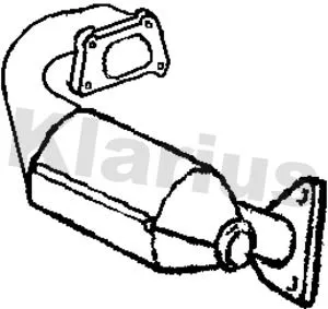 Exhaust Catalytic Converter Fits Nissan Opel Renault Vauxhall Primastar Trafic Ii Vivaro