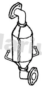 Exhaust Catalytic Converter Fits Hyundai Kia I10 Picanto