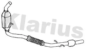 Exhaust Catalytic Converter Fits Seat Vw Arona Ibiza Polo