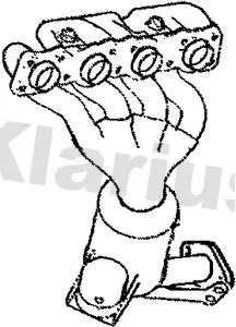 Exhaust Catalytic Converter Fits Bmw 1 3 Series