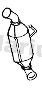 Exhaust Catalytic Converter Fits Mercedes-benz C-class Glc