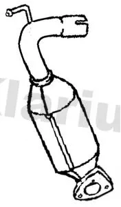 KLARIUS KLARIUS 325331 Exhaust Catalytic Converter Fits Vw Transporter 