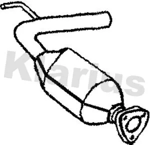 Exhaust Catalytic Converter Fits Vw Transporter