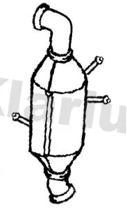 Exhaust Catalytic Converter Fits Mercedes-benz C-class