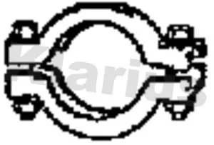 Clamping Piece, exhaust system