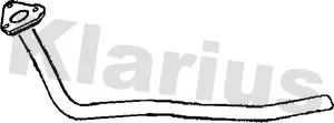 Klarius Centre Exhaust Pipe For Audi Vw A4 A6 Passat