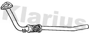 Klarius Centre Exhaust Pipe For Audi Vw A4 Passat