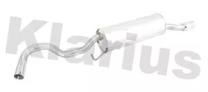 KLARIUS KLARIUS AU324J Rear Muffler Exhaust Silencer Back Box Fits Audi Tt 