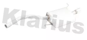 KLARIUS KLARIUS AU339L Rear Muffler Exhaust Silencer Back Box Fits Audi A4 