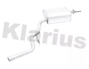 KLARIUS KLARIUS AU367W Rear Muffler Exhaust Silencer Back Box Fits Audi A4 