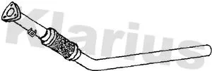 Klarius Centre Exhaust Pipe For Audi A4