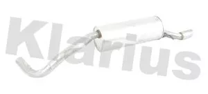 KLARIUS KLARIUS AU515D Rear Muffler Exhaust Silencer Back Box Fits Audi A1 