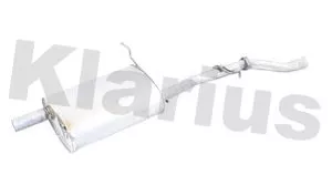 KLARIUS KLARIUS BM304A Rear Muffler Exhaust Silencer Back Box Fits Bmw 3 